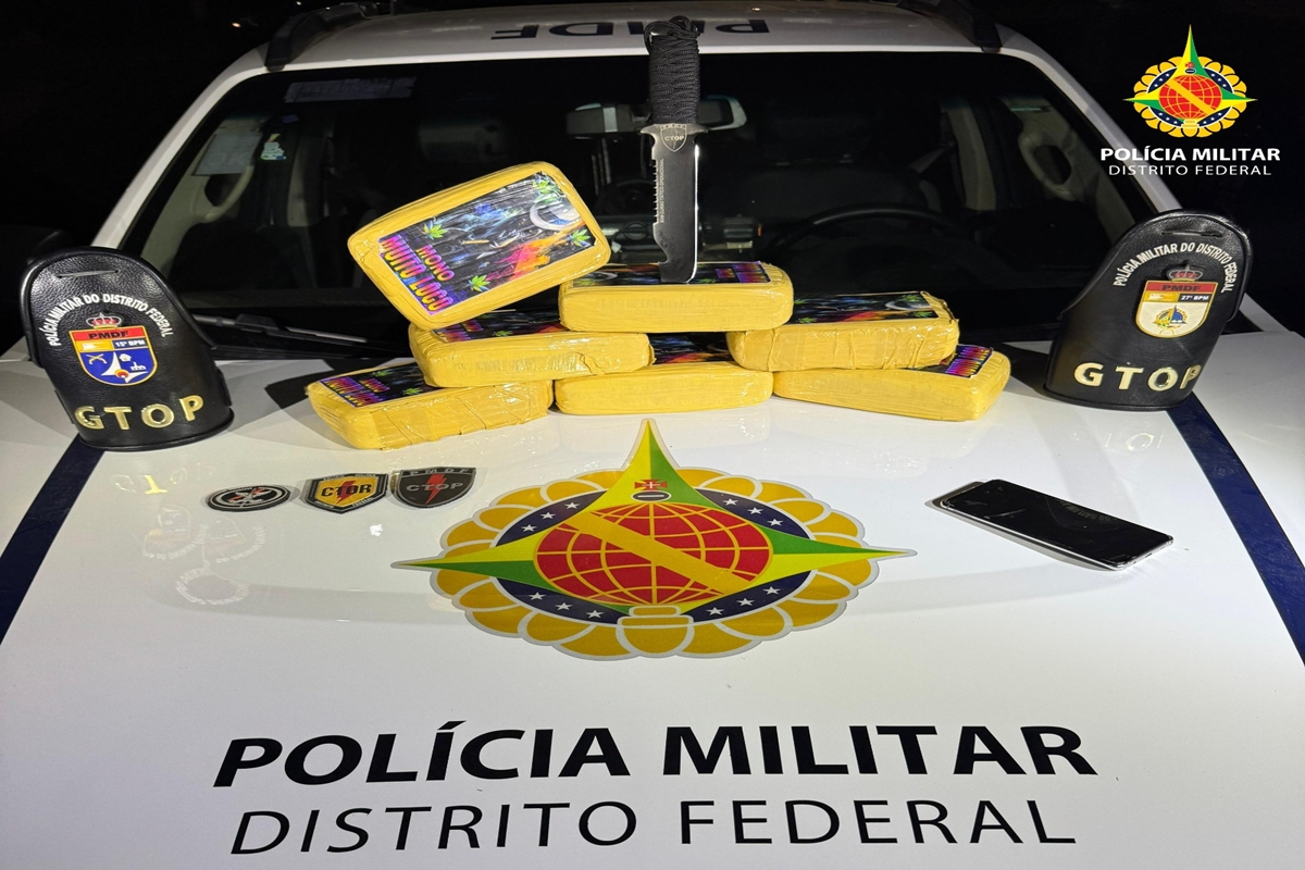 Quatro pessoas são presas com R$ 100 mil em drogas no DF