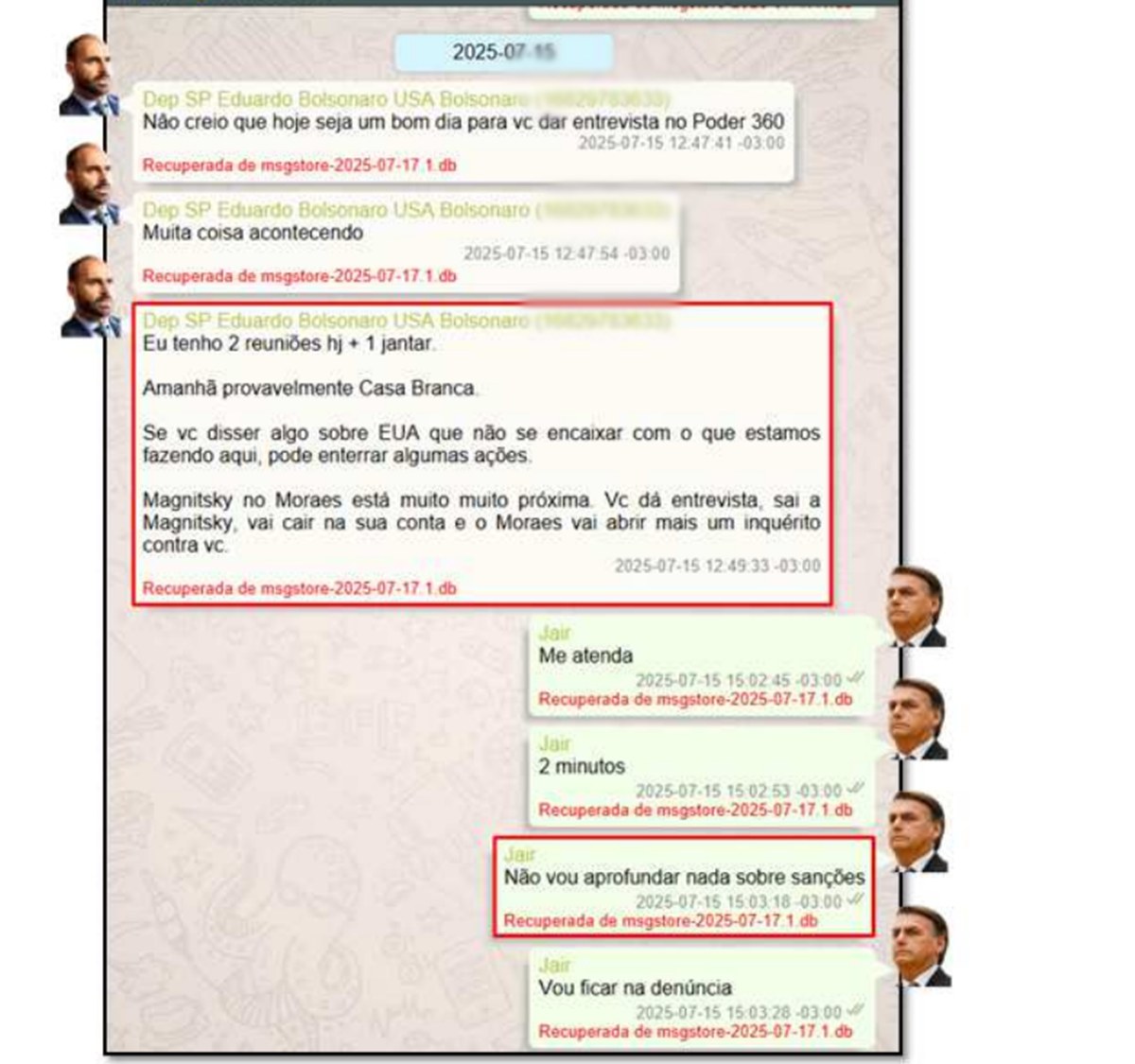 Eduardo e Bolsonaro Magnitsky