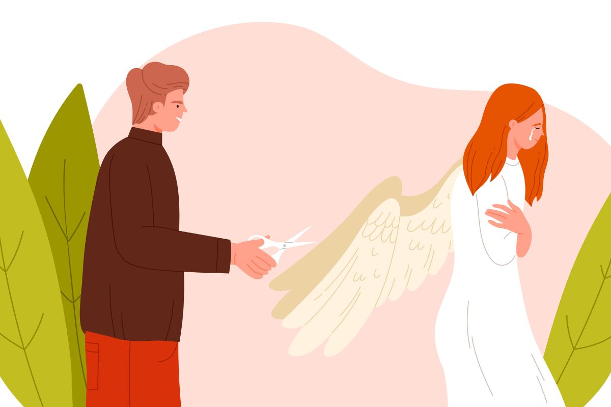 arte colorida relacionamento abusivo 