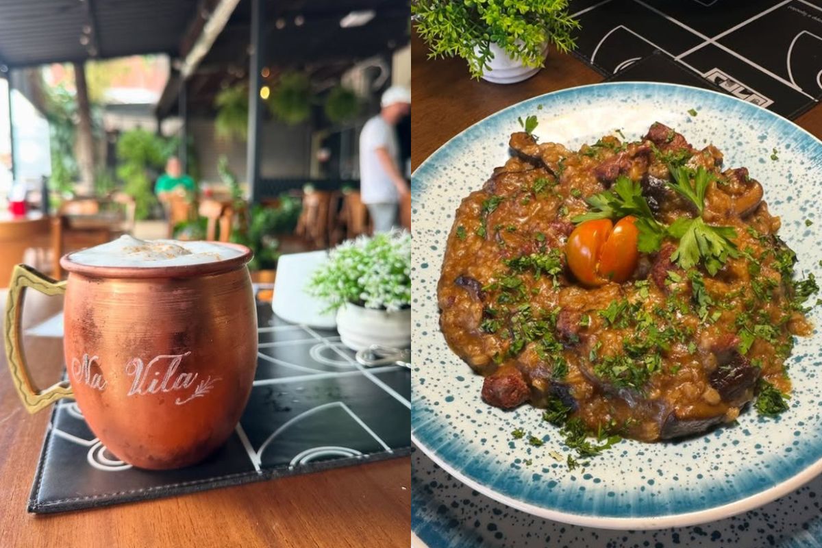 Le plat et le dîner de Na Vila