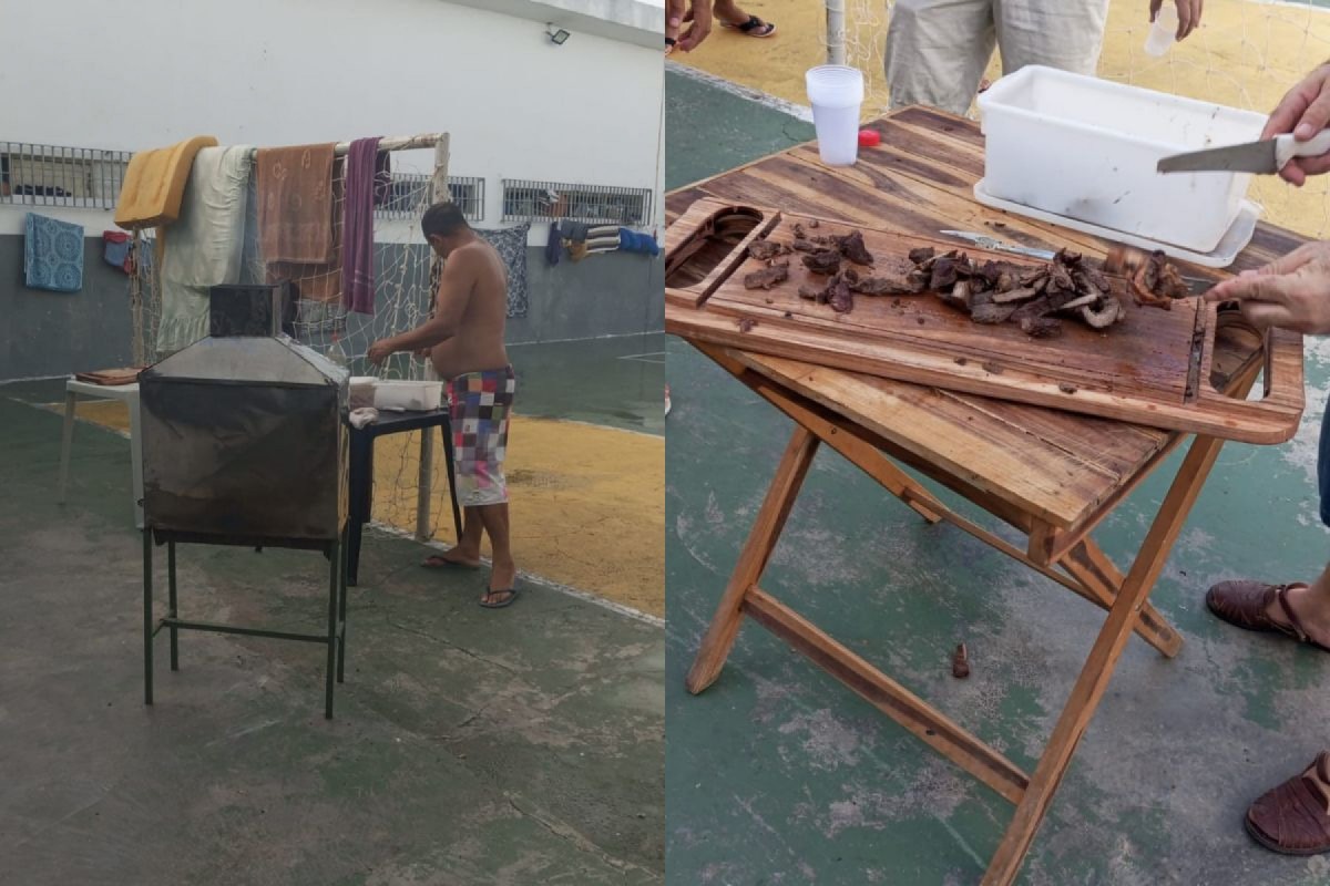 PE: detentos entram com boi inteiro para churrasco em prisão. Vídeo