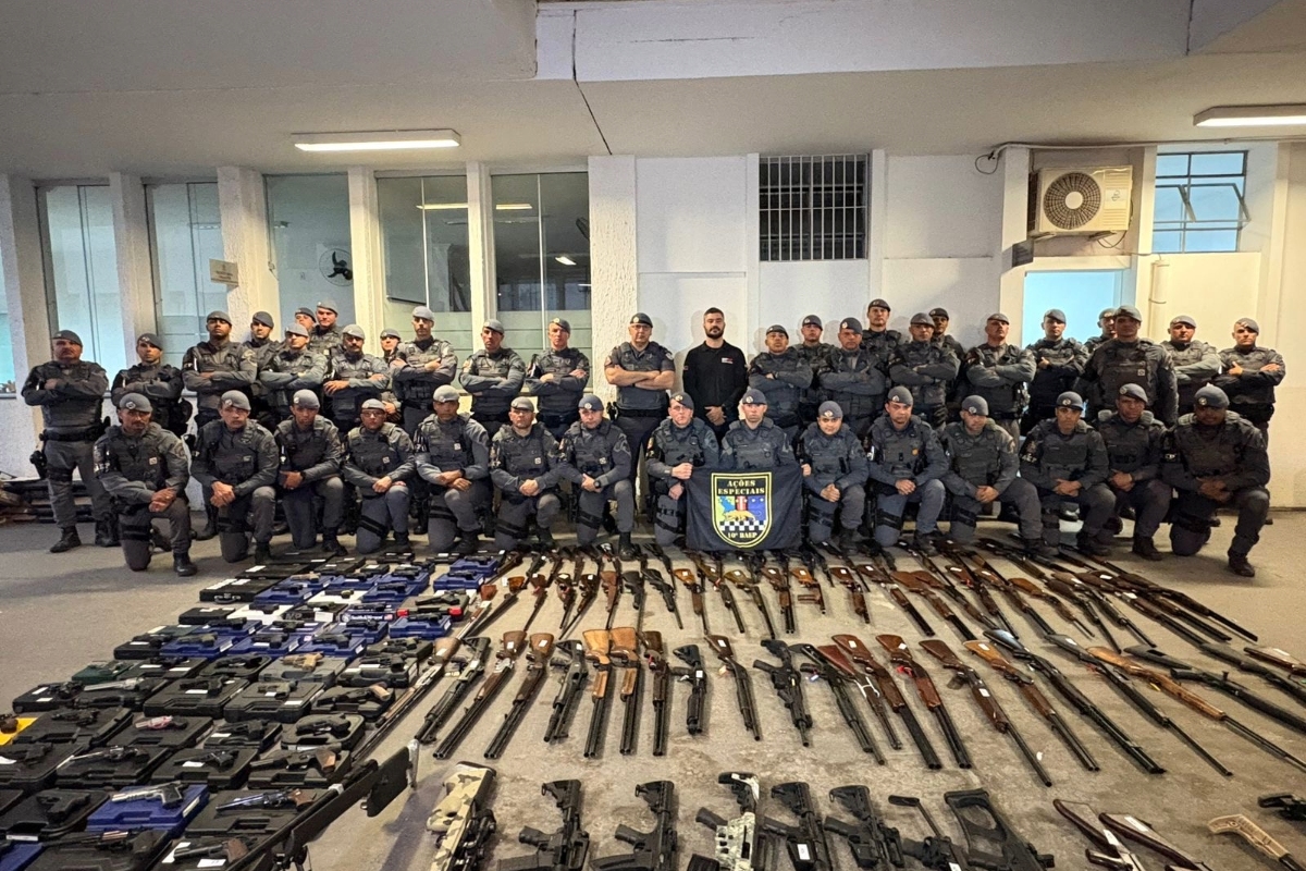 Polícia apreende mais de 180 armas em fábrica ilegal no interior de SP