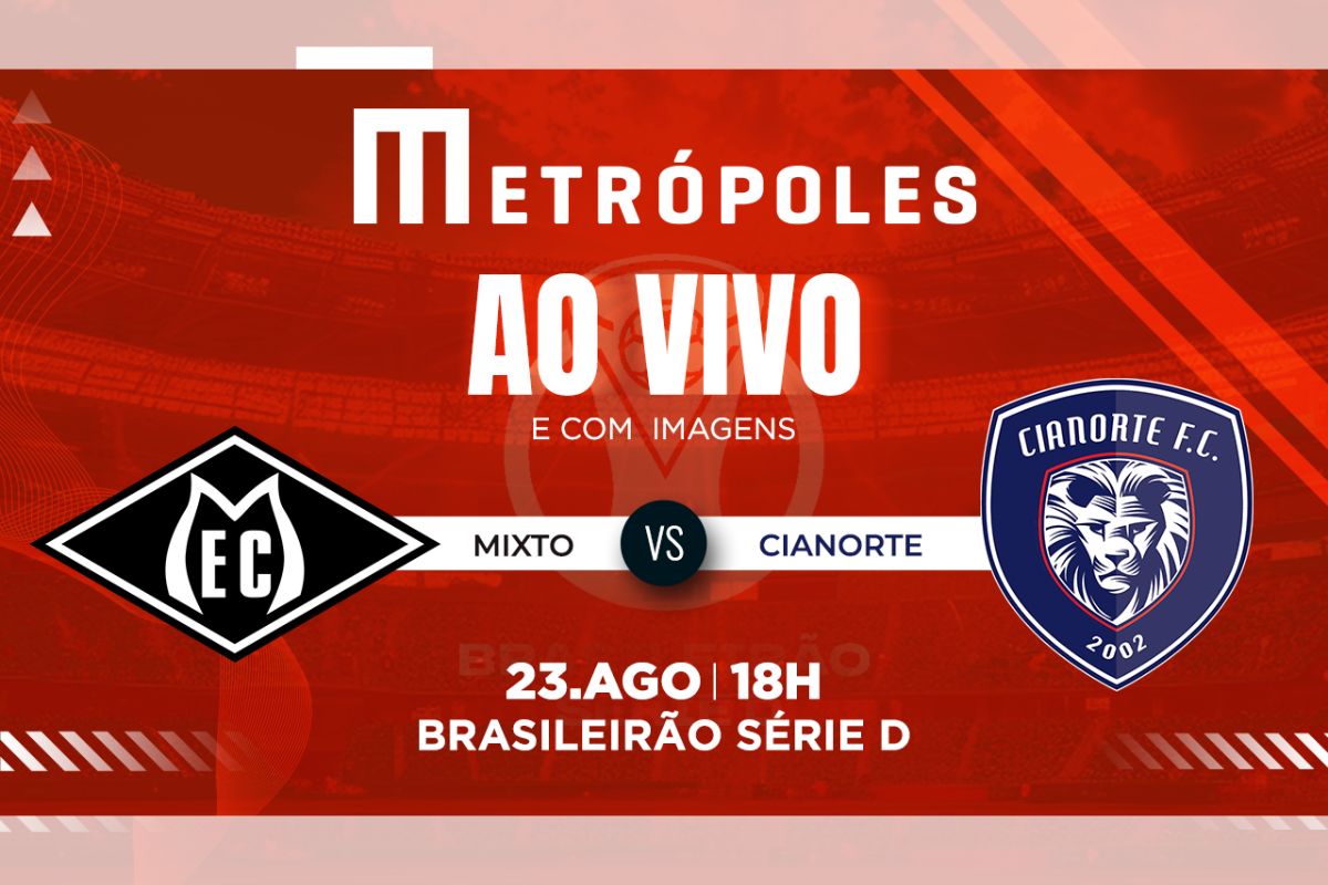 Série D: veja ao vivo e com imagens Mixto-MT x Cianorte-PR