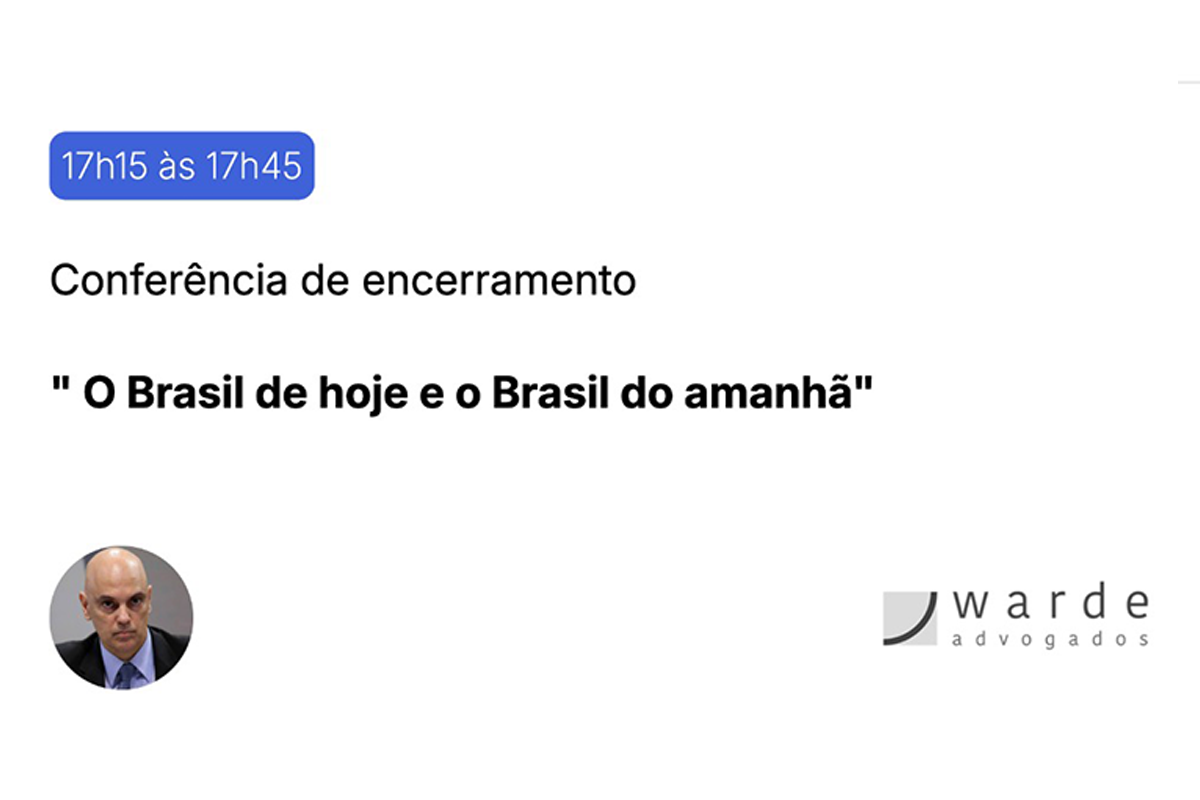 Alexandre de Moraes no evento do LIDE