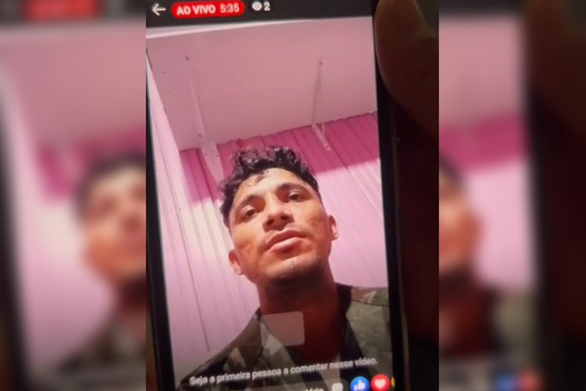 “Vou morrer hoje”: após matar policial, bandido faz live de sequestro
