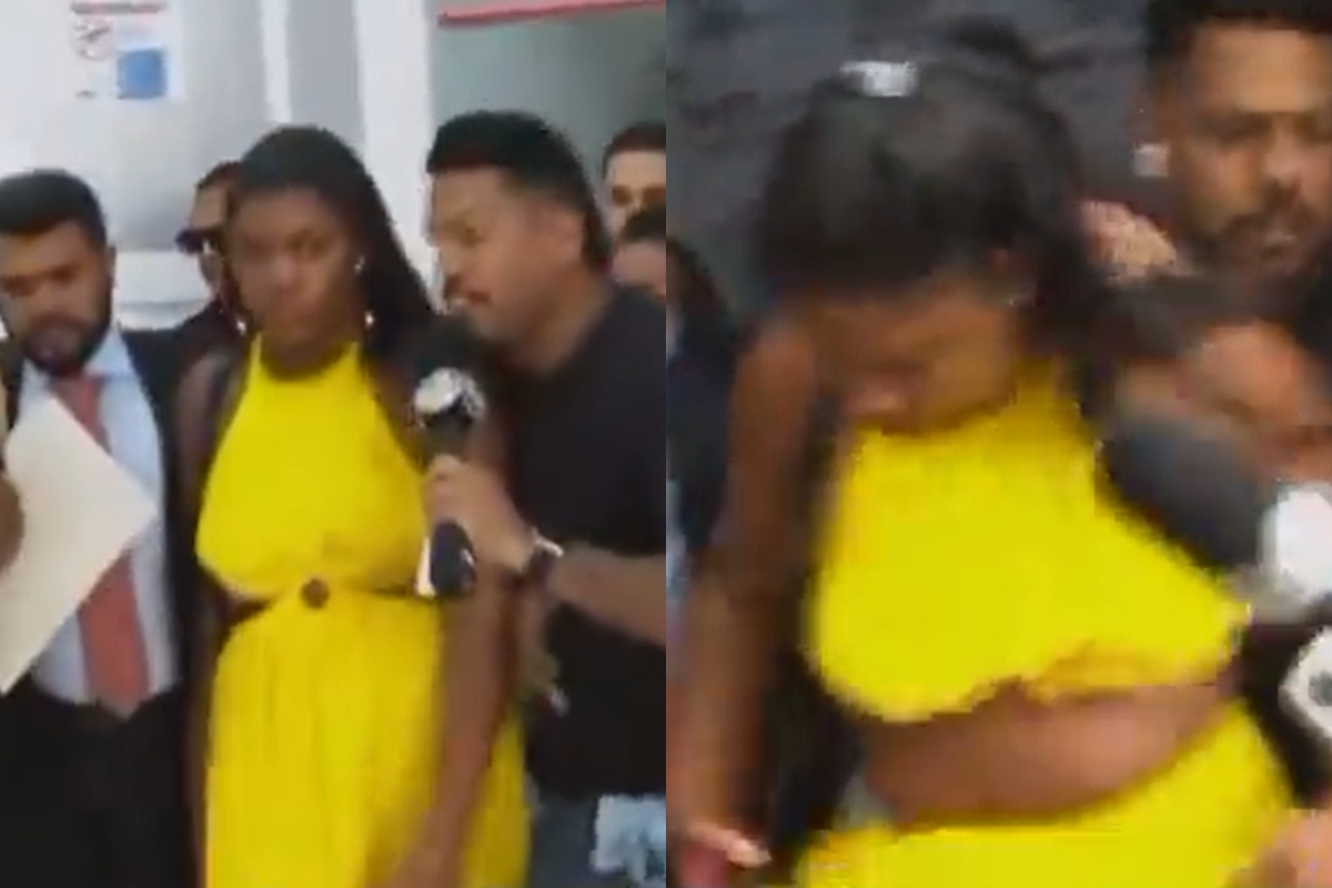 Raquel Brito passa por situação constrangedora ao deixar delegacia