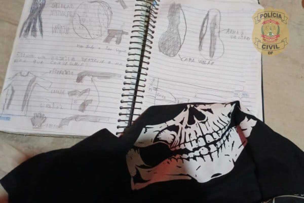 Adolescente que planejava atentado em escola é detido pela PCDF