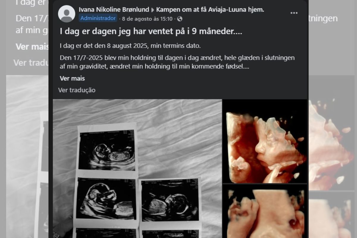 Mãe perde a guarda da filha uma hora após o parto. Entenda o caso print do facebook