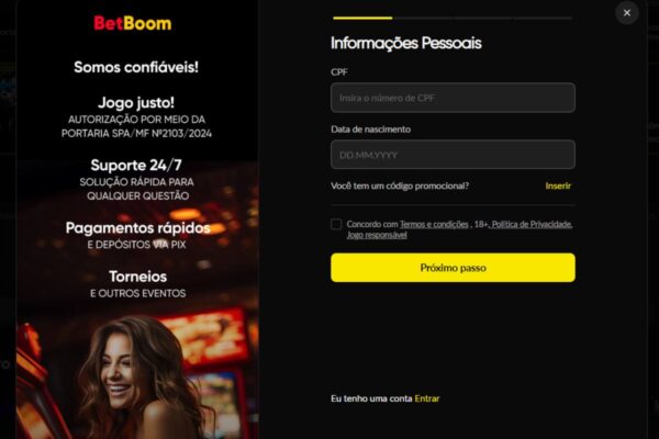 Betboom é confiável