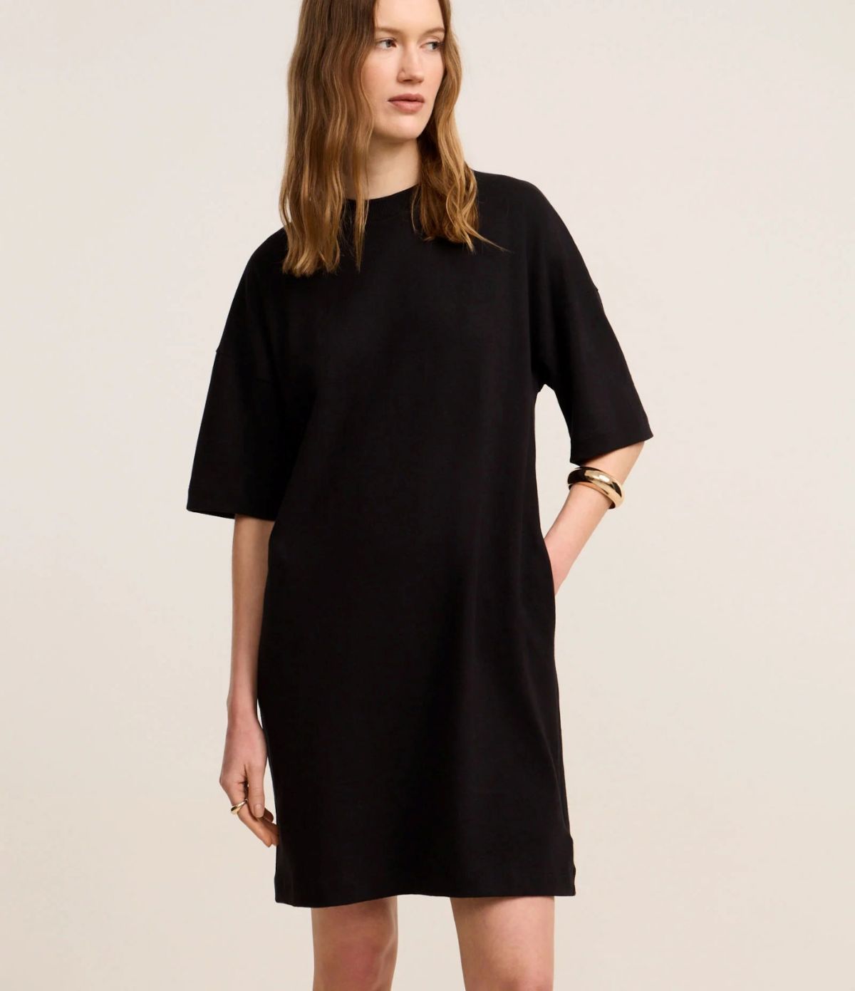 Vestido t-Shirt básico em algodão