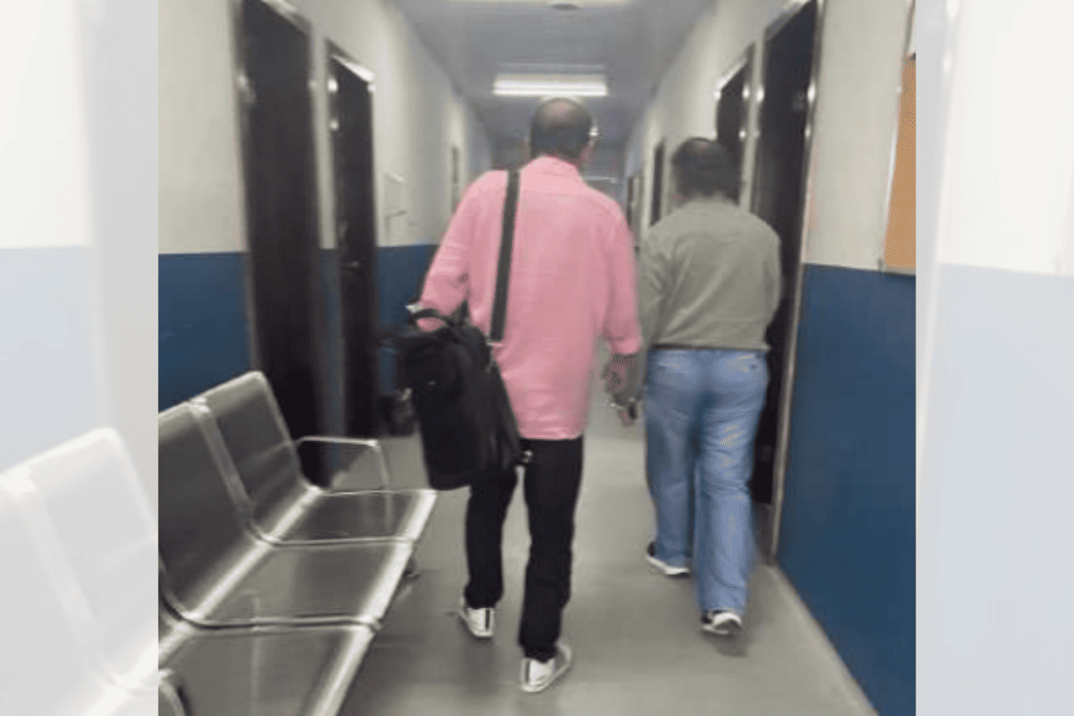 Jacélio no interior da PCEPA, segundo a PF
