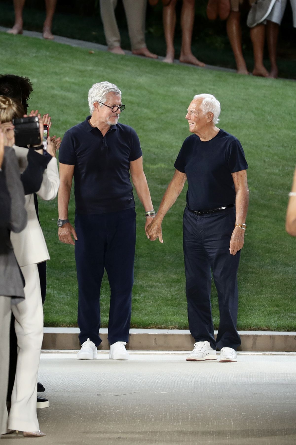 Leo Dell'Orco e Giorgio Armani - Metrópoles