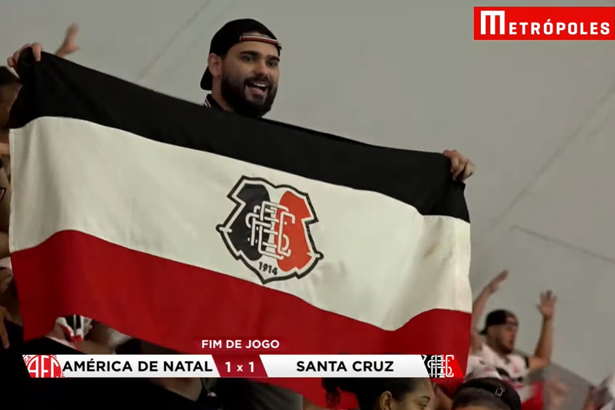 Santa Cruz-PE vence o América-RN pela Série D e garante acesso