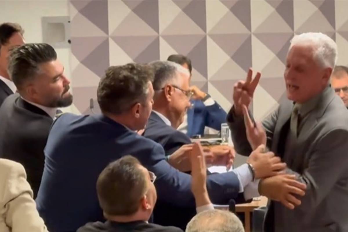 Aos gritos, líder do PL e deputado do PT brigam em CPMI do INSS. Vídeo