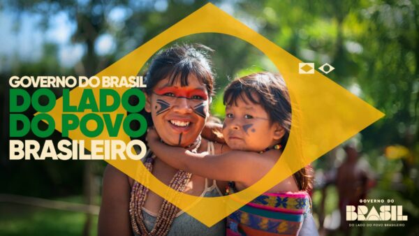 A peça institucional associa a preservação ambiental ao compromisso do governo.