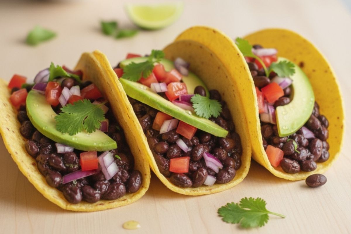 Recheio para tacos mexicanos