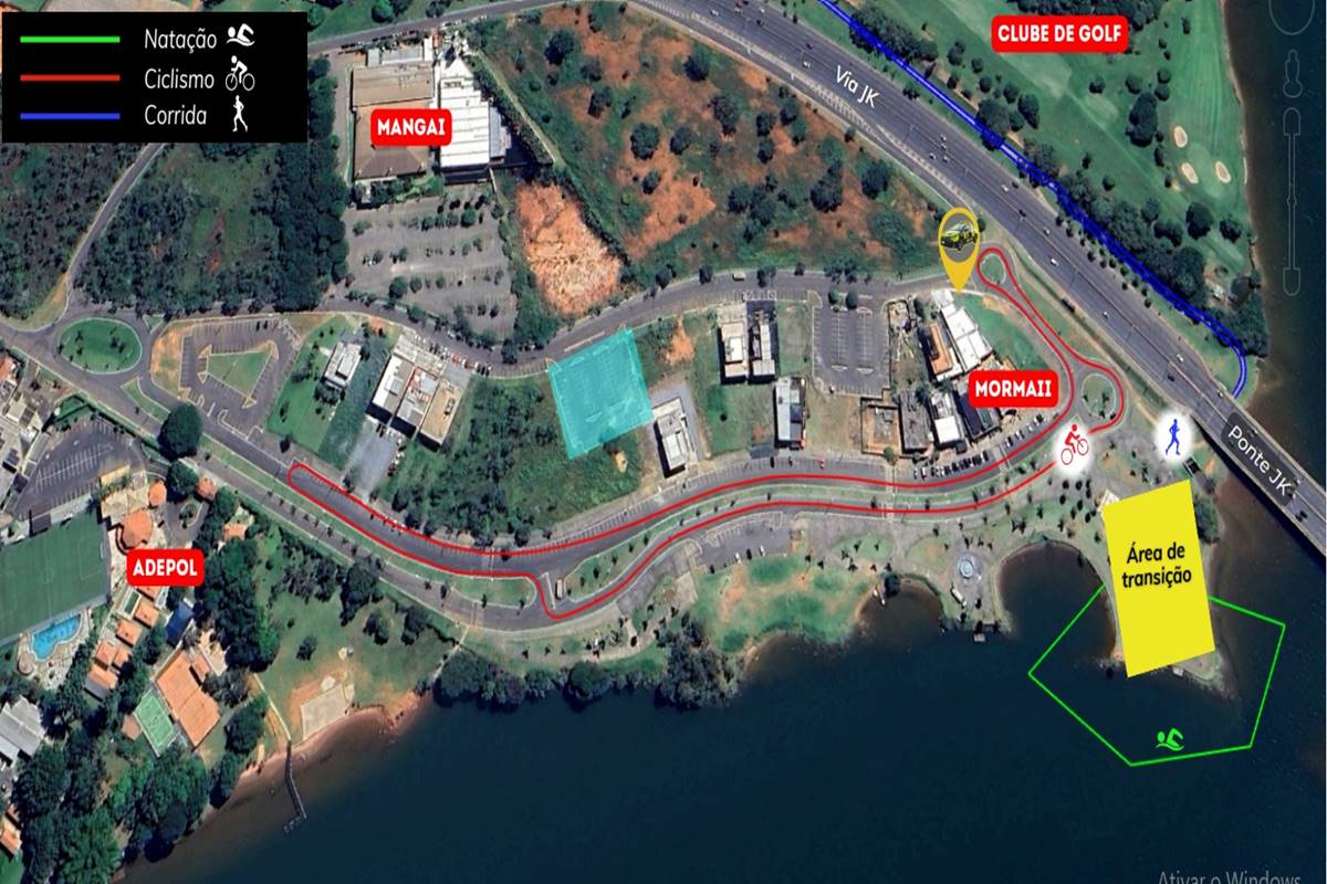 12.9. Detran-DF Mapa - Jogos da Junventude - Triatlo