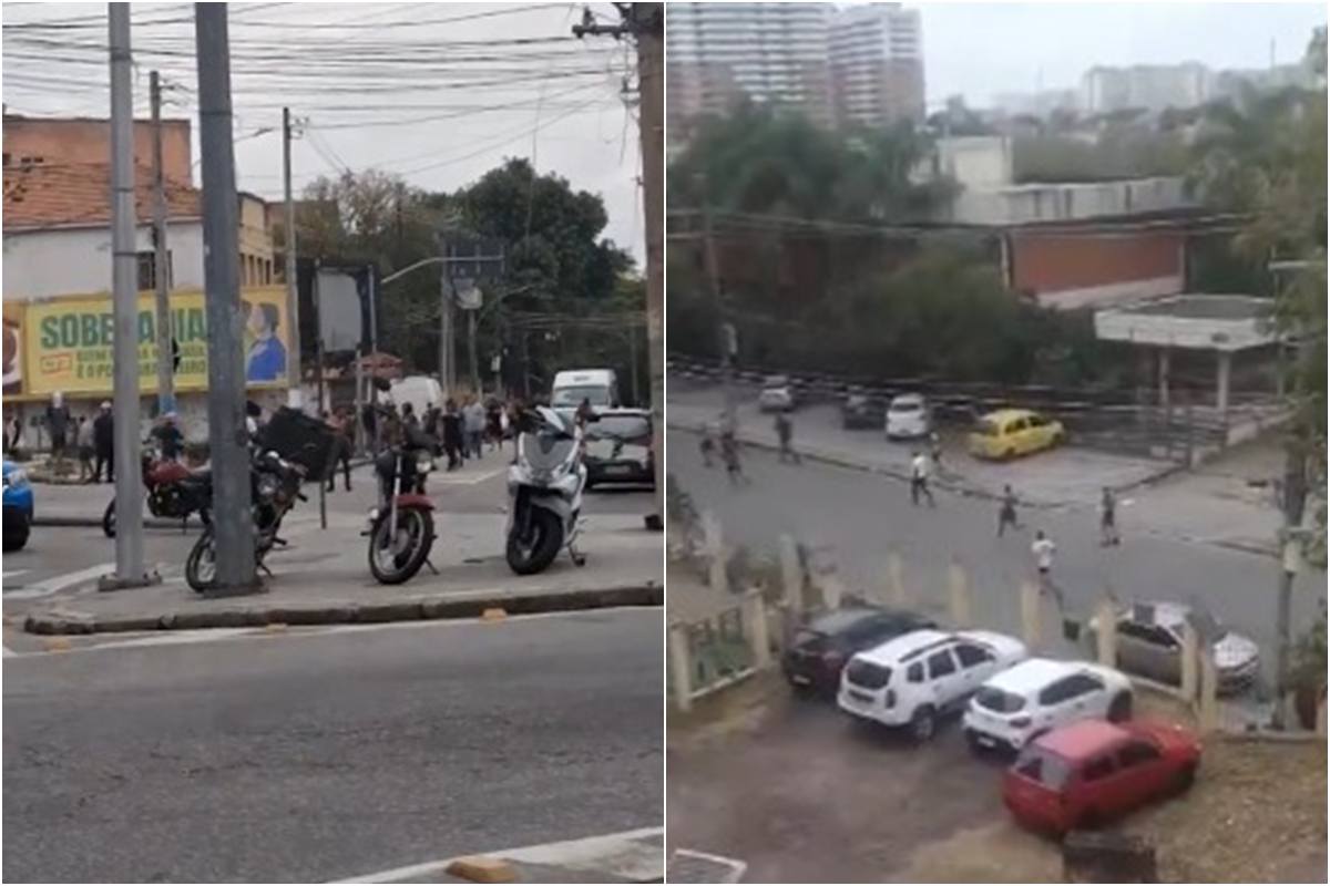 Vídeo: torcedores brigam no Rio e confronto só acaba com chegada da PM