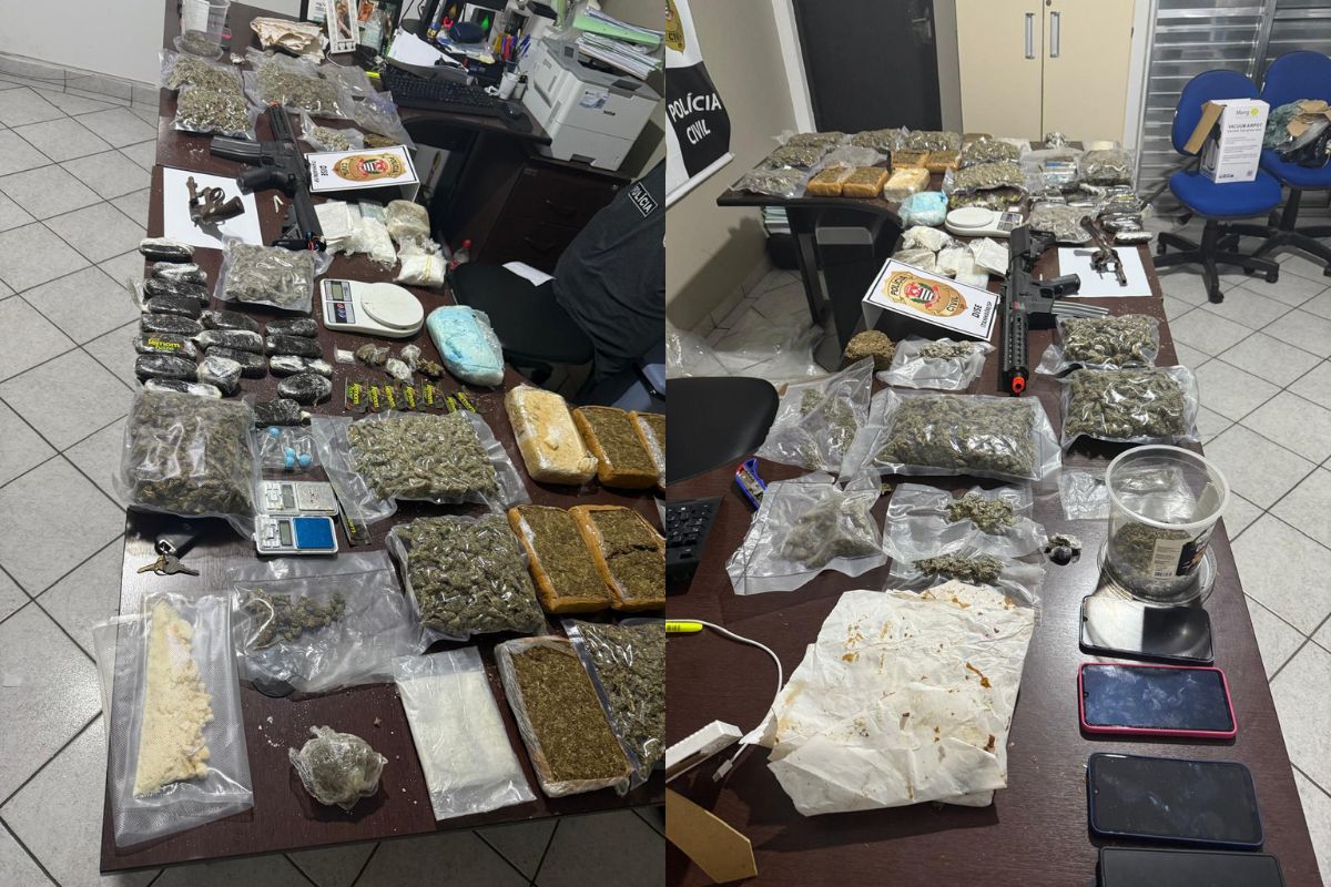 Dois são presos com cerca de R$ 600 mil em drogas no litoral de SP