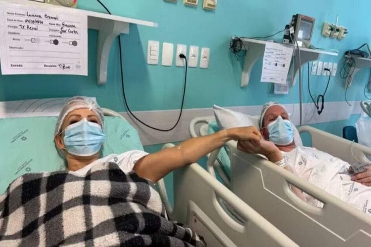 Mulher perde função renal e recebe rim do marido: “Prova de amor”