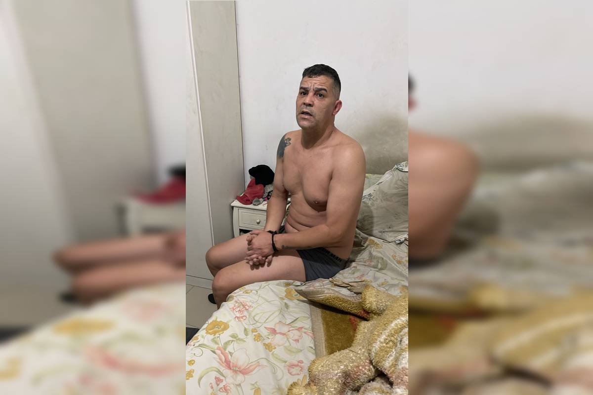 Vídeo: de cueca, Canelão da Rocinha, aliado do PCC, é preso em SP