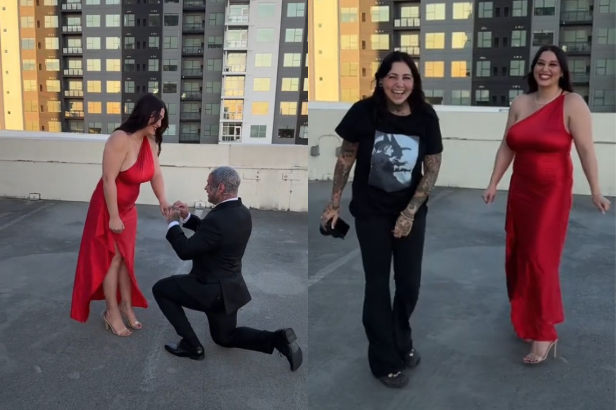 Mulher ajuda ex a pedir namorada em casamento e atitude repercute