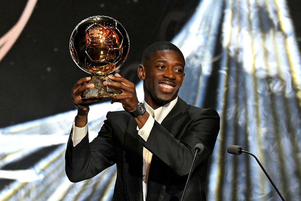 Após conquista de Dembélé, França atinge marcas na Bola de Ouro