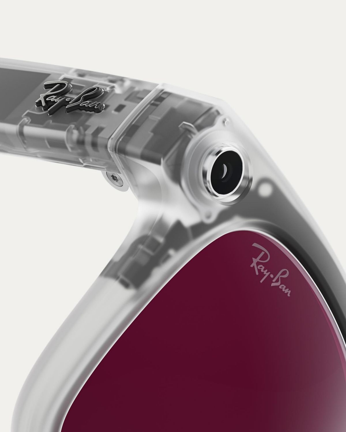 foto com cor. óculos com inteligência artificial da meta - metrópoles