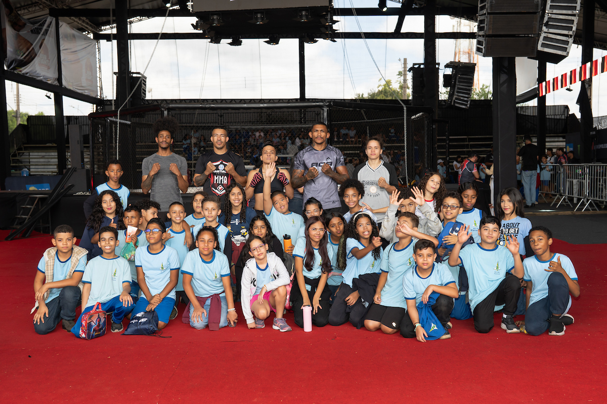 BSB Fight 2 recebe visitas de alunos de escolas do Paranoá