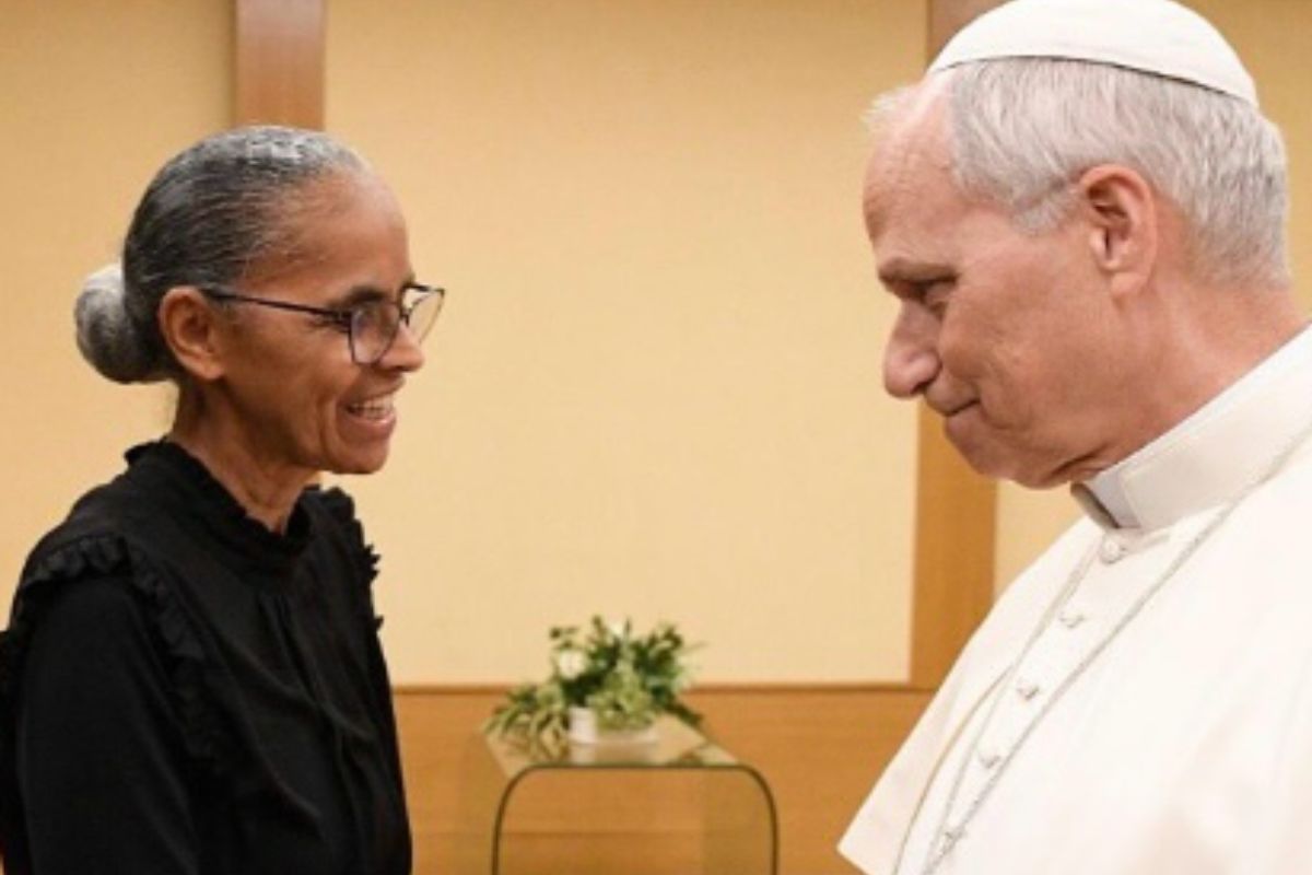 Marina Silva convida papa Leão XIV para a COP30, em Belém