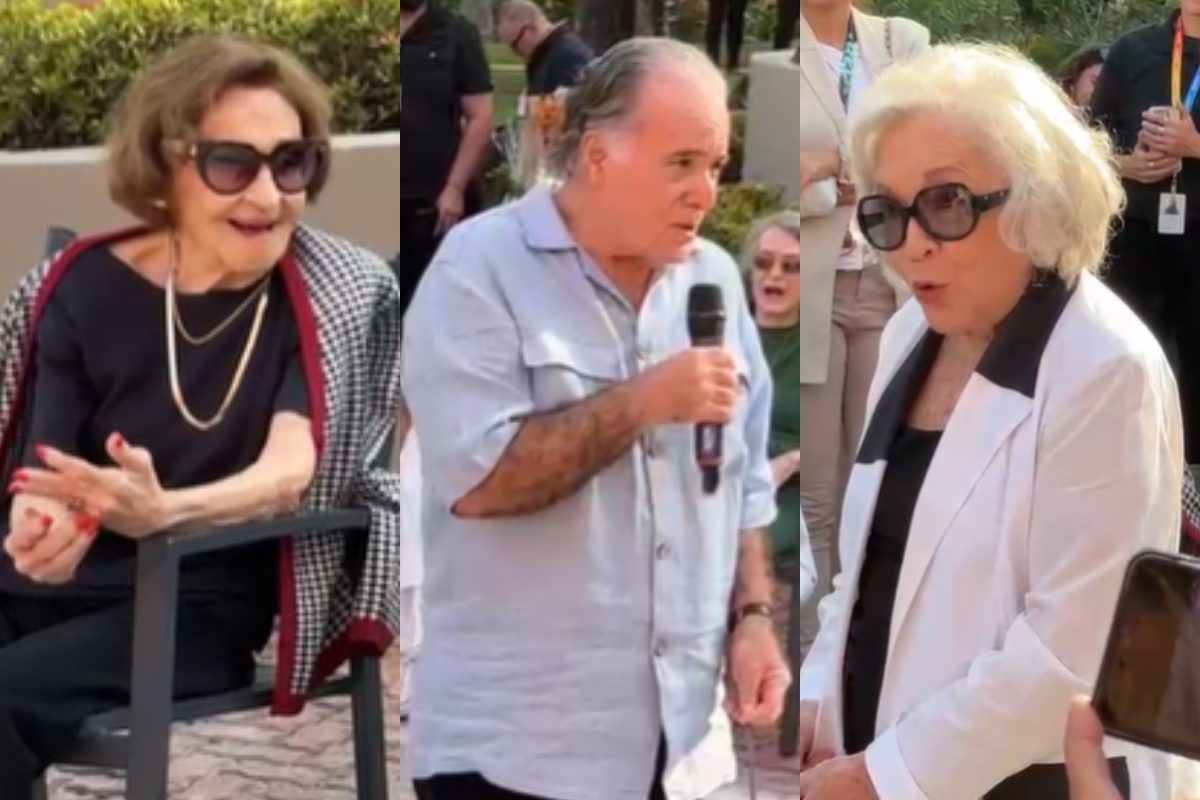 Globo: veteranos emocionam em discursos na estreia da Calçada da Fama