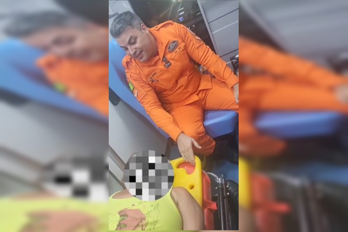 Vídeo emocionante: bombeiro canta para acalmar paciente em crise