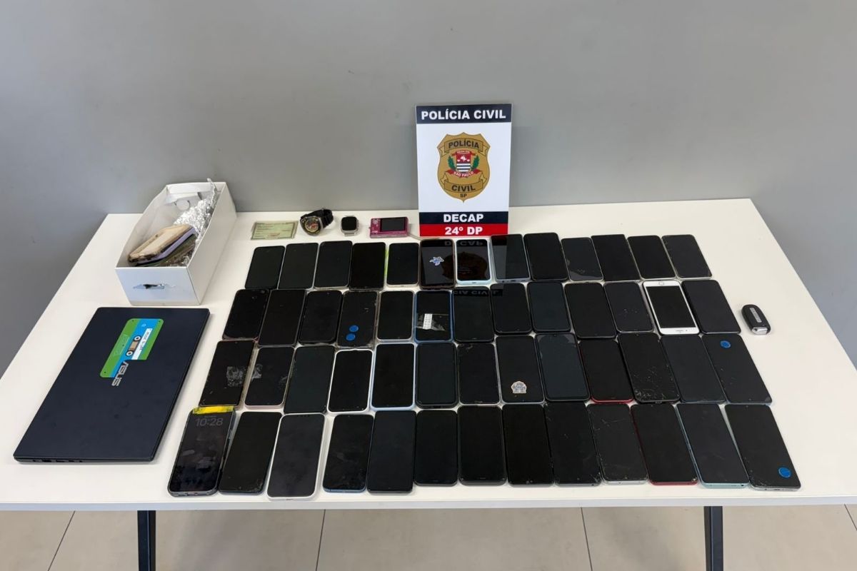 Polícia recupera 50 celulares roubados em shows e eventos em SP