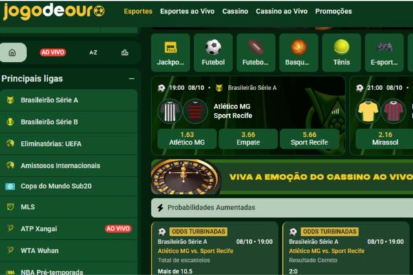Jogo de Ouro apostas