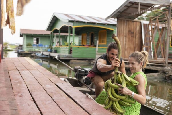 Ingrid Guimarães e Filipi Bragança em cena em Perrengue Fashion (2025)