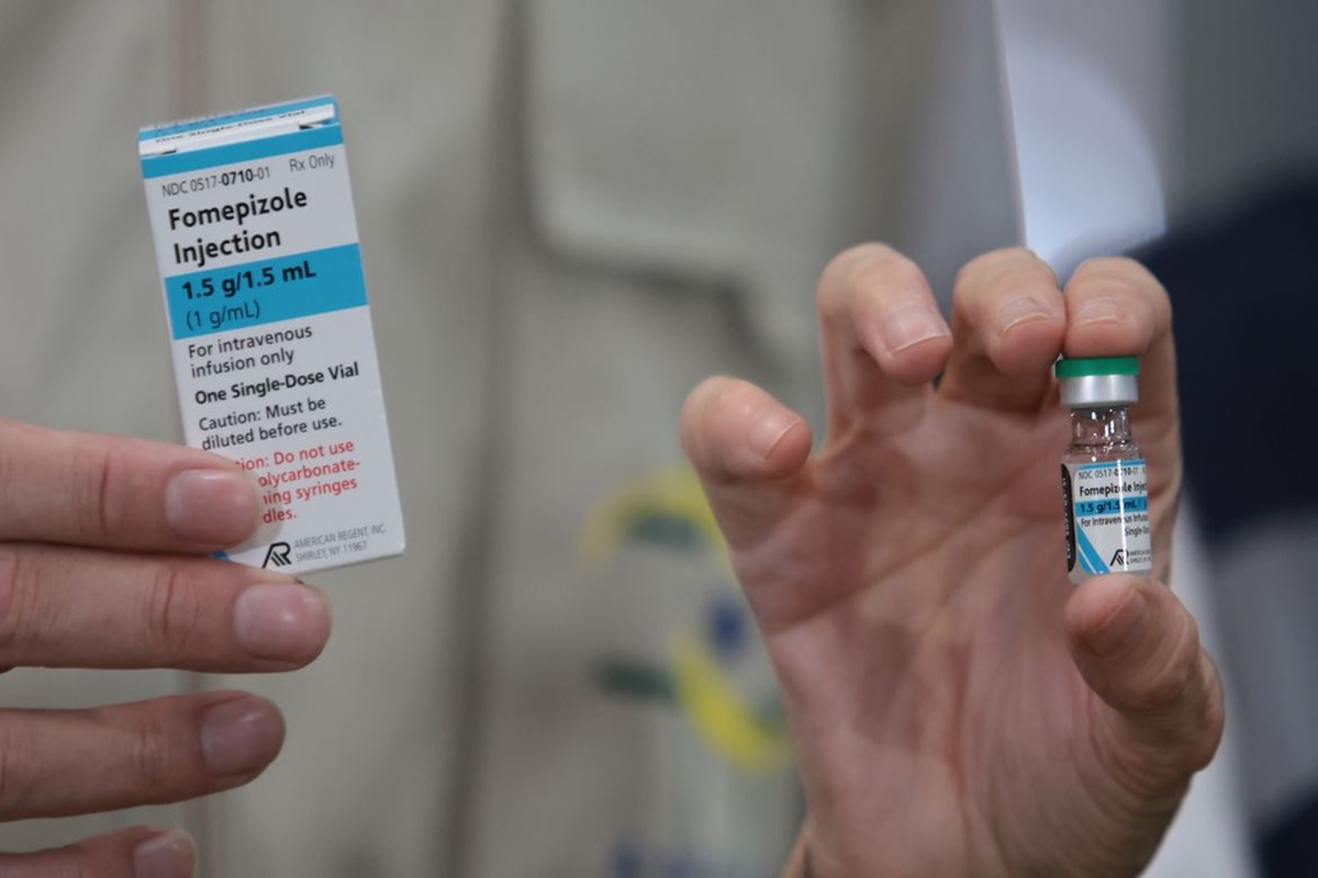 Brasil recebe primeira remessa de antídoto do metanol