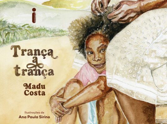 Capa colorida do livro Trança a Trança, de Madu Costa