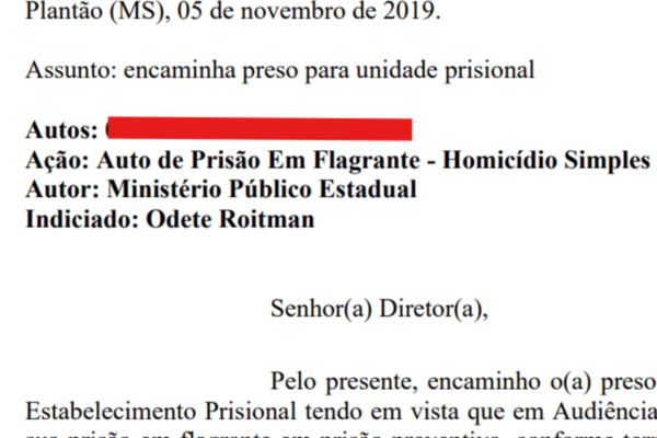 Prisão de Odete Roitman