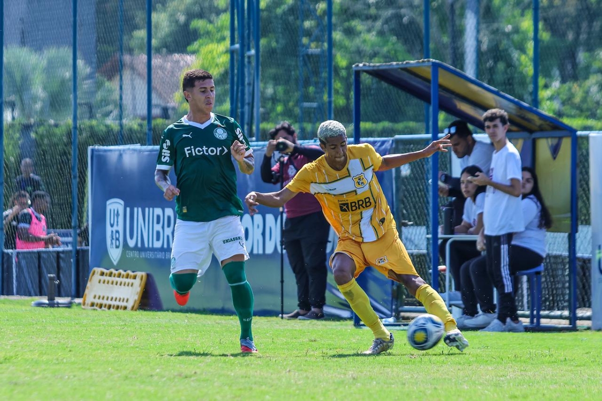 Copa Atlântico: Brasiliense joga bem, mas é eliminado pelo Palmeiras