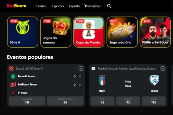 BetBoom cadastro
