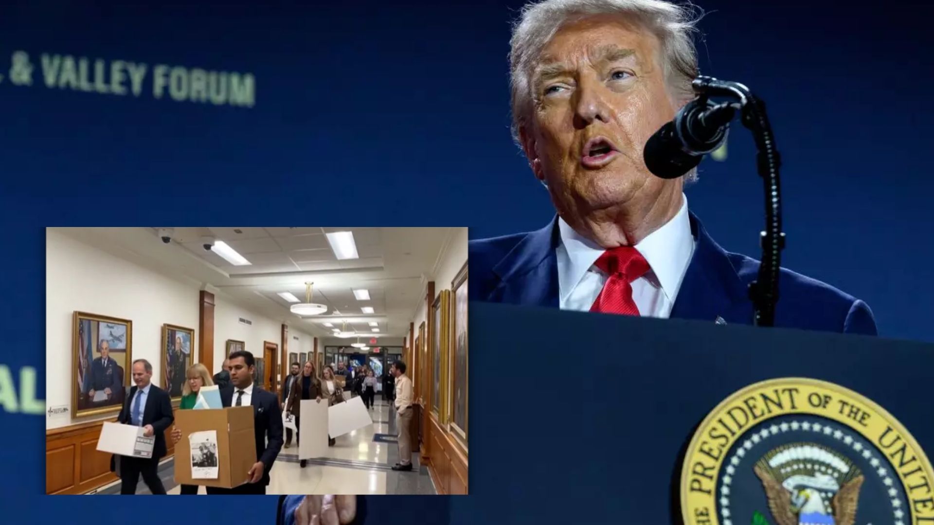 O “tchau e bênção” dos jornalistas ao Pentágono de Trump