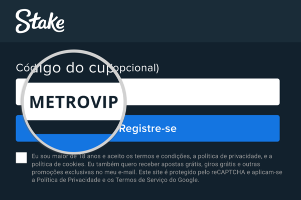 Código Stake 2025: Use METROVIP ao abrir sua conta 1 código promocional stake