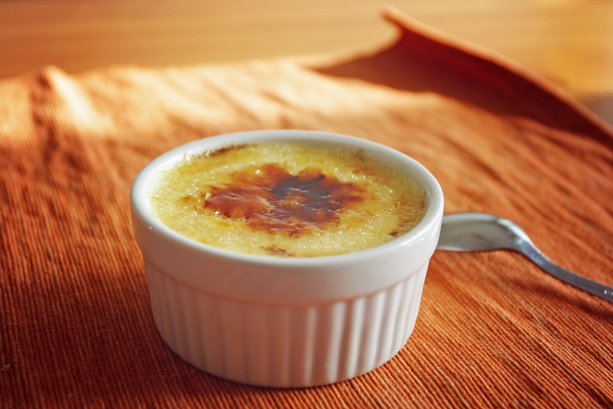 potinho de creme brulee