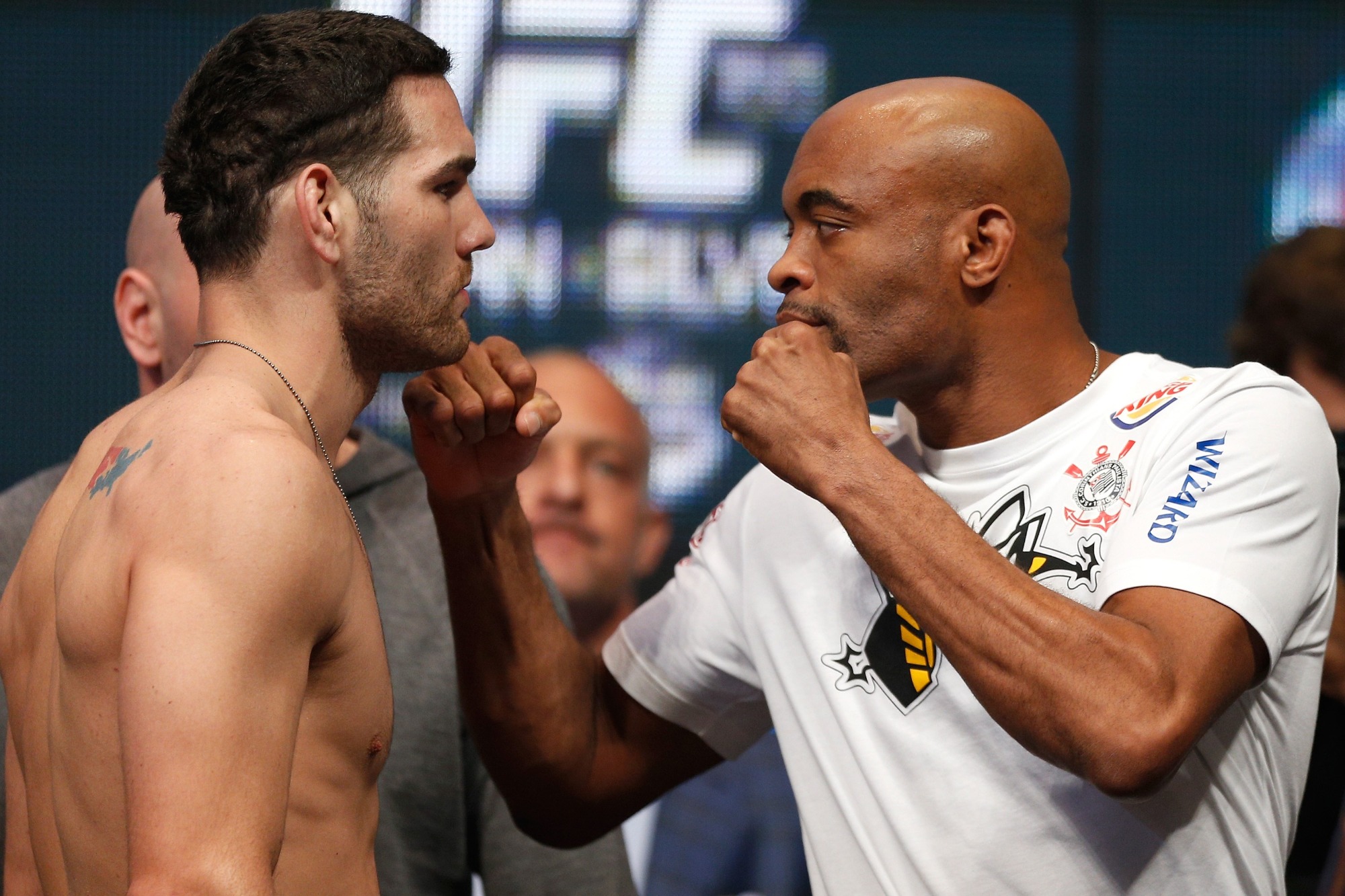 Reencontro entre Anderson Silva e Chris Weidman é cancelado; entenda