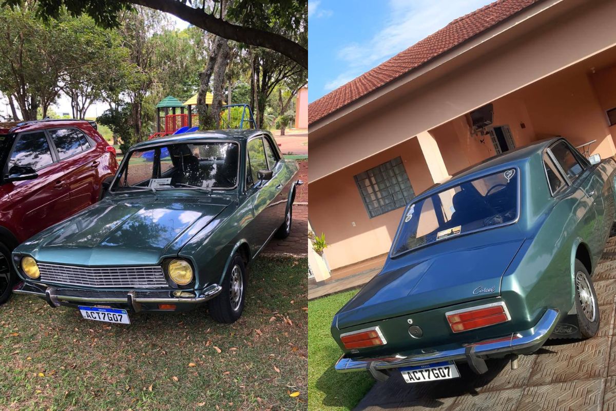 color photos of a 1977 Ford Corcel