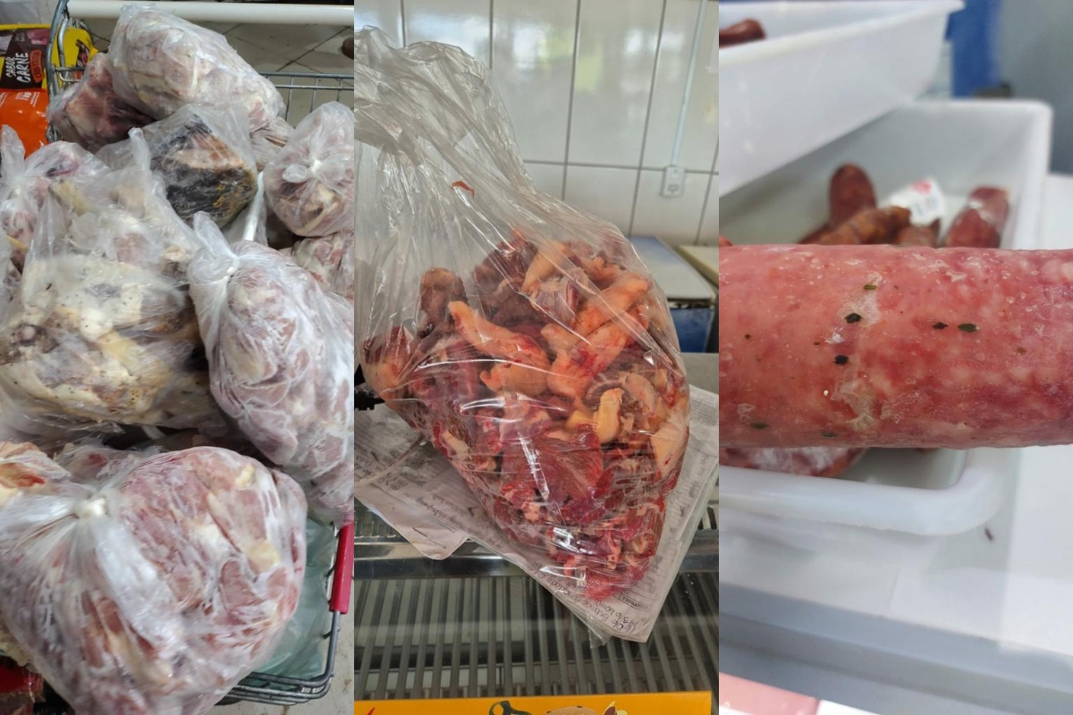 Fiscalização apreende carne vencida há 3 anos em supermercado do RS