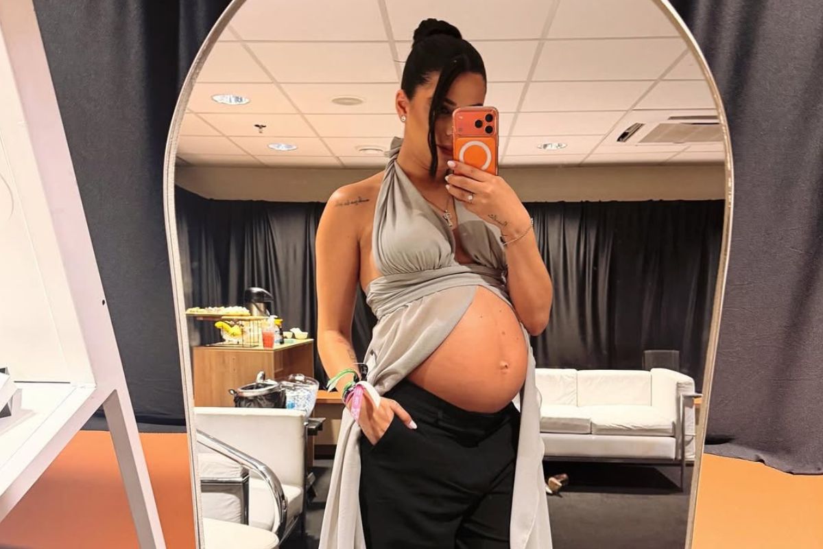 Grávida de 8 meses, Key Alves encanta a web com barrigão; veja fotos