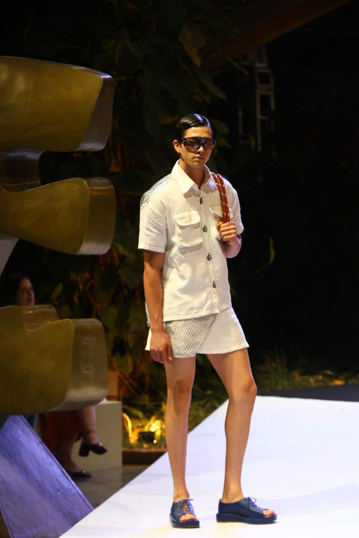 Desfile de Sergio Calado, no Metrópoles Catwalk - Metrópoles