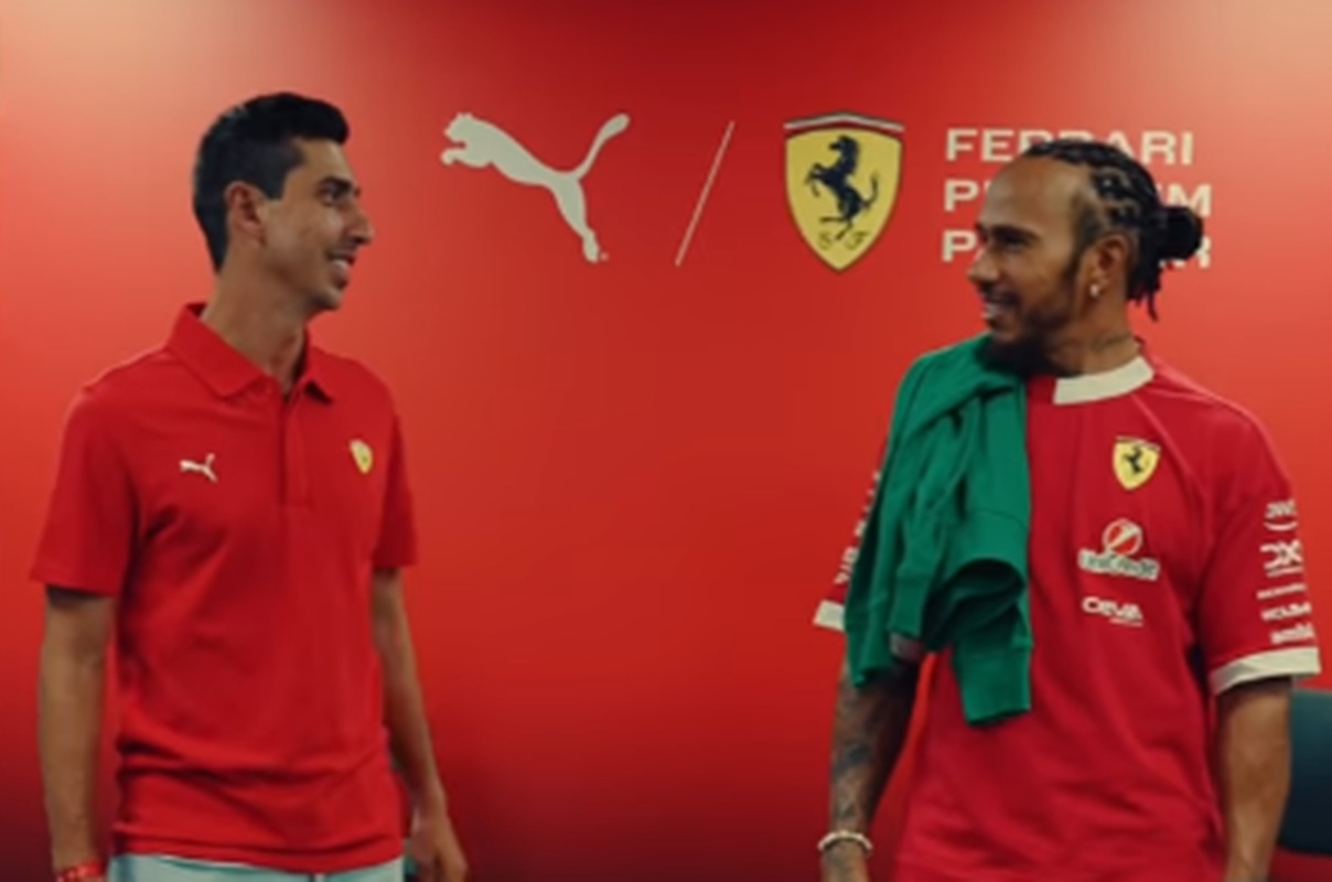 Vídeo: Caio Bonfim ensina marcha atlética a Lewis Hamilton