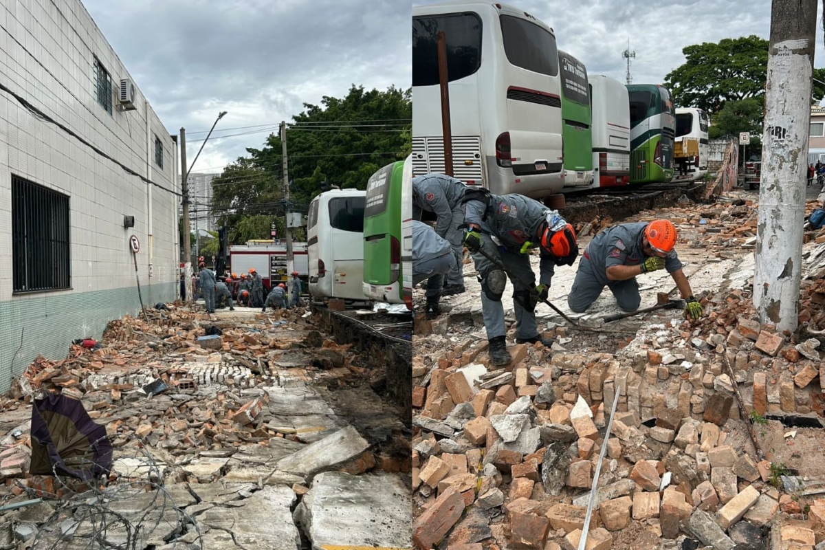 Três pessoas morrem após ônibus bater em um muro no centro de SP